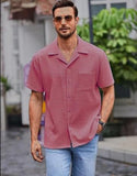 Men Relaxed Fit Fit Checkered Spread Collar Casual Shirt